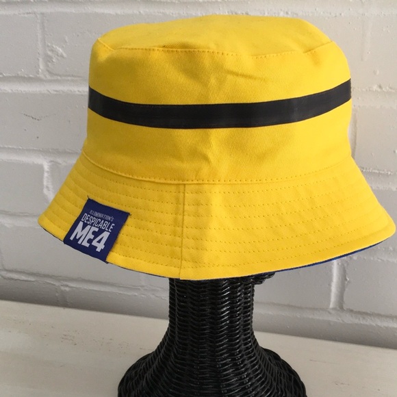 Dreamworks Despicable Me 4 Minion Yellow Bucket Hat - Picture 4 of 8